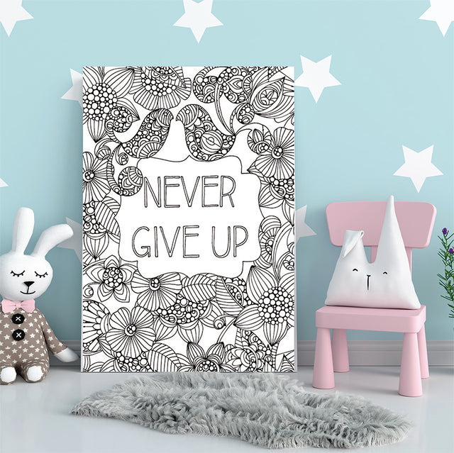 NEVER GIVE UP