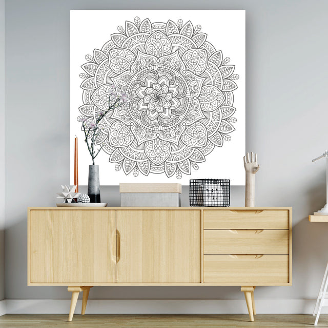 GREY MANDALA