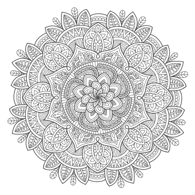 GREY MANDALA